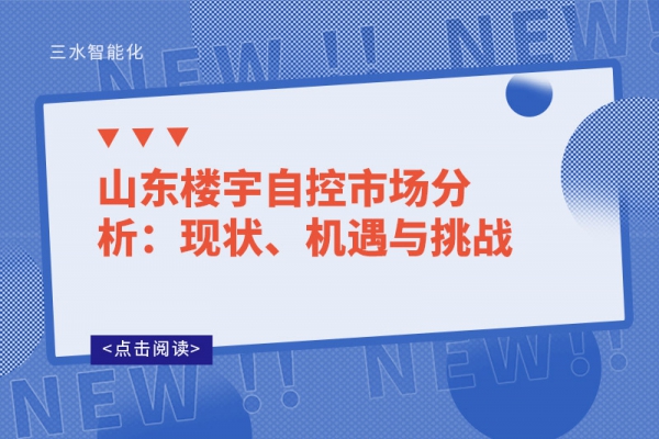 山東樓宇自控市場(chǎng)分析：現(xiàn)狀、機(jī)遇與挑戰(zhàn)